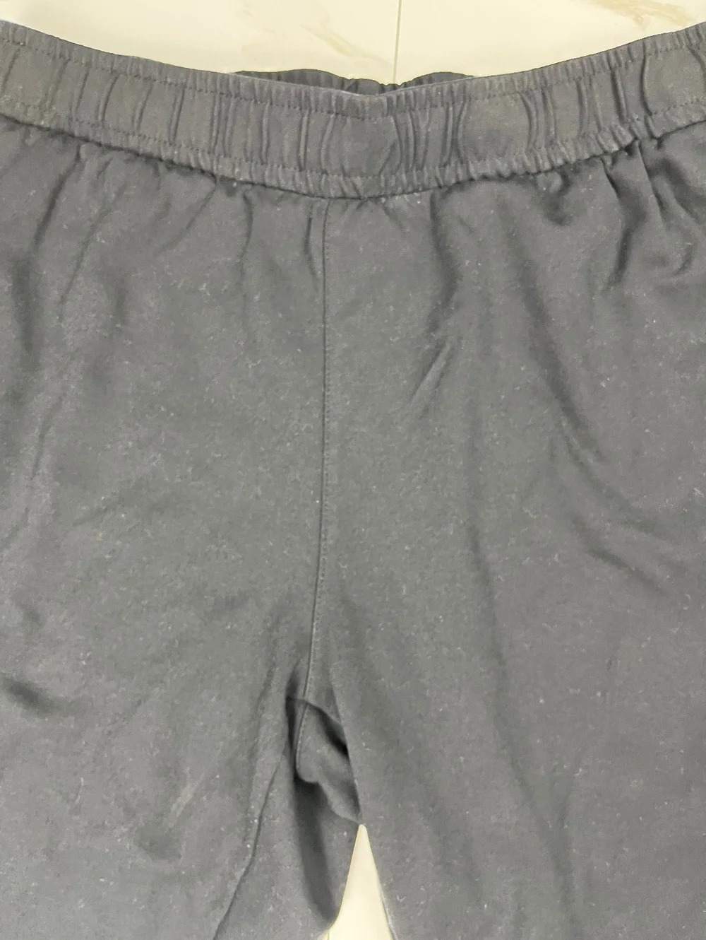 Black Athletic Shorts Size M Drawstring Pocket Casual